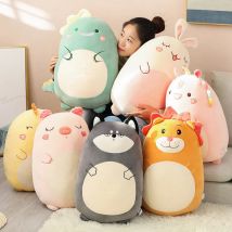 45/60 CENTIMETRI Giocattolo Squishy Kawaii Animale Gordo Dinosauro Shiba Inu Cane Cuscino Giocattoli di Peluche Simpatico Coniglio Bambola Ragazze Letto Cuscino Per Dormire