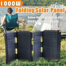 1000W pannello solare pieghevole borsa portatile uscita USB caricatore solare alimentazione esterna escursionismo campeggio generatore di corrente casa cellulare