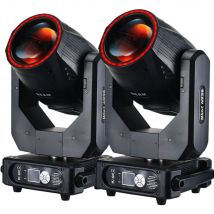 2PCS 295W 14R Fascio Testa mobile RGBW DMX512 Luci da palcoscenico DMX Controllato Suono attivato Gioca a DJ Luce per la musica della festa nuziale