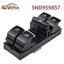 5ND959857 para VW Golf 5 6 GTI MK5 MK6 Jetta Tiguan Passat B6 CC Seat Leon MK2 Skoda Fabia combi roomster Superb 5nd 959 857 Power Window Master Switch botón de Control