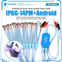 SS-905D V9.0 Service DC Power Supply Current Testing Cable For Android iPhone 6G~15/Plus/Pro Max IPhone Power Boot Control Line