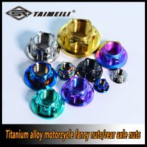 TAIMEILI Titanlegierung Muster Mutter M5M6m8m10m12m14 Motorrad Fahrrad Modifikation Ersatzmutter