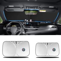 Parabrezza per auto, parasole da neve, protezione impermeabile, copertura per parabrezza anteriore, doppio scopo, per Alfa Romeo Giulia Stelvio GT