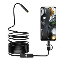 0,3 MP Endoskopkamera, 3-in-1-Endoskop mit einstellbaren LEDs, wasserdichte Mikro-Inspektionsvideokamera, 1 Meter/2 Meter/5 Meter