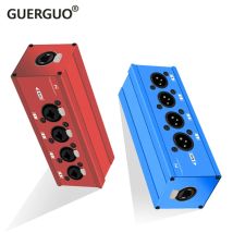 RJ45 auf 4-Kanal XLR/DMX Audio STP RJ45 Cat5 Ethernet Extender XLR Extender Transceiver für Live-Bühne, Audioaufnahmestudio