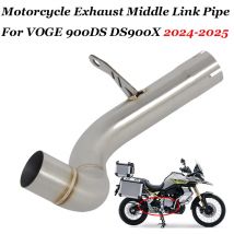 Slip On Per VOGE 900DS 900 DS DS900X DS900 X 2024 2025 Moto Di Scarico Fuga Modificato Silenziatore Metà di Collegamento Tubo Collegare Originale
