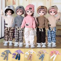 1/6 BJD 30CM Anime Puppe Mode Kausalen Anzug Puppe Ersatz Kleidung Rock Zubehör Kinder Mädchen DIY Spielzeug Geschenk wiedergeboren Kawaii