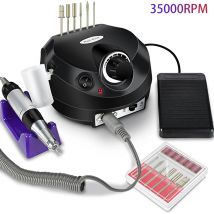 35000 giri/min trapano elettrico per unghie macchina per manicure professionale levigatrice per unghie set punta per trapano per unghie attrezzatura portatile per lucidatrice per salone di bellezza