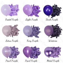 10/30/50 pezzi palloncini in lattice viola pastello lilla lavanda viola chiaro palloncini di loto per matrimonio baby shower decorazioni per feste di compleanno