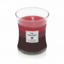 WoodWick Trilogy Medium Hourglass Candles Scented Candle Sun Ripened Berries 275 g