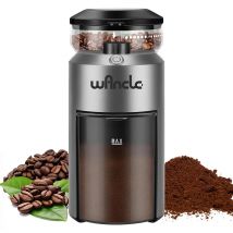 Wancle Electric Burr Coffee Grinder Adjustable 28 Grinding Settings 2-12 Cup Coffee Bean Grinder for Espresso Drip French Press