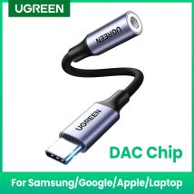 UGREEN USB tipo C a 3.5mm auricolare cavo USB C da USB C a 3.5 adattatore per cuffie cavo Audio per Xiaomi Mi10 HUAWEI P30 Oneplus 9