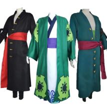 Fantasia Wano Land Roronoa Von Zoro Cosplay Kimono Anime Pirate Disfraz Kostüm Männer Männlich Halloween Karneval Party Kleidung