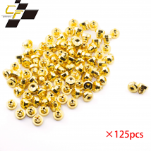 125 stücke x 12mm Auto Radmuttern 12-zackiger Stern passend für Felgen Kappe Lippen schraube Bolzen Reifen Universal Dekoration Stollen Gold Zubehör