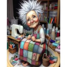 AB Diamant Kreuzstich Cartoon Oma 5D DIY Diamant Stickerei Strass Malerei Diamant Malerei