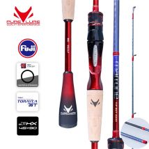 PURELURE MARRONE Spinnrute und Castingrute Combo High Carbon Universal Long Throwing Angelrute FUJI