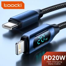 Toocki USB C Tipo C Cavo Per iPhone 14 13 12 11 Pro Max X Xr 8 7 Plus PD 20W Caricatore Veloce Cavo