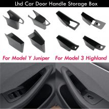 Für Lhd Tesla Model Y Juniper 2025 ABS-Türgriff-Aufbewahrungsbox Modell 3 Highland 24-25 Tür-Seitentaschen-Armlehne Beifahrer-Aufbewahrung