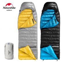 Naturehike-saco de dormir CW400, saco de dormir ligero de invierno 650FP con plumón de pato, ultraligero, impermeable, para senderismo, Camping