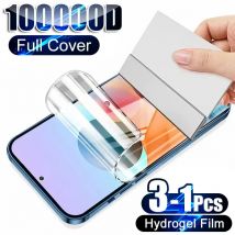1-3Pcs Volle Abdeckung Hydrogel Film Für iPhone 13 12 11 14 15 16 17 Pro Max Screen Protector Für iPhone 17 Air 7 8 Plus SE XR XS MAX