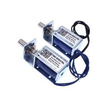 1Pc TAU-S0837DL DC 6V 12V 24V Electric Locks electromagnet stroke 10mm Magnetic Lock for the Cabinet door lock