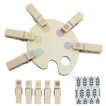 Mini Montessori Visuelle Sensorische Spielzeug Holz Clip Farbe Passenden Puzzle Feinmotorik Training Lernen Lehre Kinder Pädagogisches Spielzeug