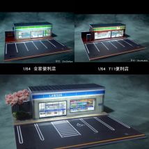 LC 1:64 711/Family/Lawson Convenience Store Theme Light Edition Montagemodellszene