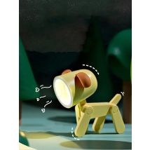 LED Lamp Night Light Mini Folding Desk Lamp Cute Pet Lights Dog Puppy Portable Led Lights Living Room Decoration Gift