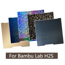 PEI-Platte für Bambu Lab H2S Bauplatte strukturiertes PEI Smooth PEO PET PEY Federstahlblech für Bambulab H2D H2S 3D-Druckerbett