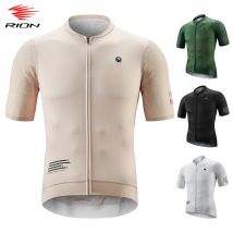 RION Männer Radfahren Jersey MTB Mountainbike Shirts Straße Reiten Fahrrad Kleidung Motocross Trikots Team Uniform Im Freien Sport
