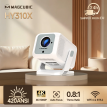 Magcubic HY310X Proiettore portatile 4K 420ANSI WiFi 6 Messa a fuoco automatica Proiettore Android 11 Supporto Full HD 1080P Home Outdoor Cinema