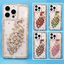 Strass-Hüllen für Samsung Galaxy S25 S24 S23 S22 S21 S20 S10 S9 Ultra Plus FE Hülle Diamond Phone Cover Sunjolly