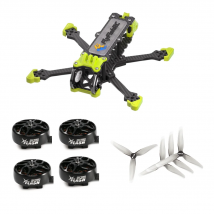 Volador VX3.5 O4 Pro Frame Kit Flash 1804 FPV Brushless motor HQProp T3.5X2.5X3 Grey (2CW+2CCW) Bundle Kit