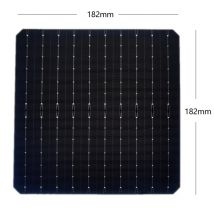 100 Stück monokristalline Silizium-Solarzellen 182 mm x 182 mm A-Qualität 22,9 % Effizienz 7,6 W für DIY-Solarpanel