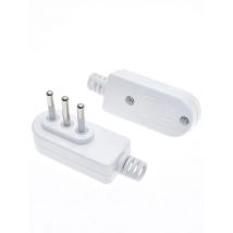 New detachable Elbow wiring docking EU male power plug italy removable 90 angle convert plug connector type L 10A/16A