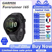 GARMIN Forerunner 165 pulse ox sensor de seguimiento del estrés dinámica de carrera basada en la muñeca entrenamiento cruzado de ritmo cardíaco basado en la muñeca