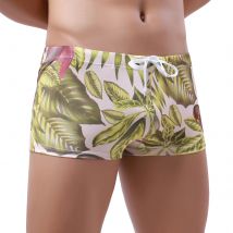 Sommer Herren Bademode Sexy Strand Board Shorts Badehose Schnell Trocken Männlichen Badeanzug Bademode Bade Boxer Anzug Plus Größe