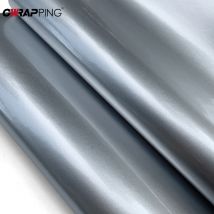 Glänzende Autoaufkleber Aurora Silber Karosseriefolie Air Release Vinyl Wrap Film Wasserdichter Aufkleber mit Farbwechsel für Autozubehör