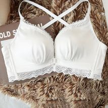 Glamour-BHs mit Vorderverschluss, gepolsterte BHs, kleine Brüste, Push-Up, ohne Bügel, entworfen mit zusätzlicher Polsterung für selbstbewussten und verführerischen Look