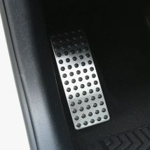 Edelstahl Auto Fußstütze Platte Fußstütze Pedal Abdeckung für Mazda 2 3 6 CX3 CX4 CX5 CX9 für Infiniti Q30 Q30S QX30 für Benz