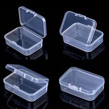Mini plastikowe pudełko Prostokątne pudełko Półprzezroczyste pudełko do pakowania Pudełko do