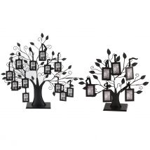 Modischer Rahmen für Familienfotos, Ausstellungsbaum mit hängenden Bilderrahmen, Heimdekoration, freistehende Tischdekorationen