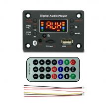 DC7-20V 2*40W Audio-Leistungs verstärker Platine Sound verstärker Modul Bluetooth 5.0-Decodierung platine MP3-Decoder unterstützt FM-Radio