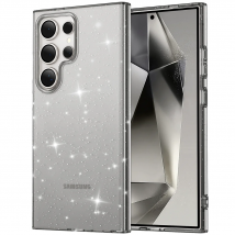 Przezroczyste, brokatowe, akrylowe, odporne na wstrząsy etui na telefon Samsung S26 S25 S24 Ultra S23 S22 Plus A55 A35 A15 A54 A34 A53, twarda obudowa