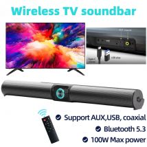 BS-55 100W TV Car Sound Bar cablato e Wireless Bluetooth-compatibile Home Surround SoundBar per PC Theater TV Computer Speaker