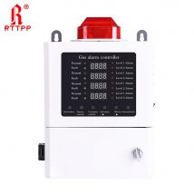 Controlador de gas CE 4-20ma Rs485 Panel de gas detector de gas combustible y tóxico de 1-16 canales