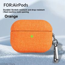 Cover for AirPods Pro 3 Case Luxury Fabric Airpods Pro3 Earphone Protector Accessories for Apple Airpods 3 Cases