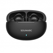 SOUNARC Q1 Ohrhörer Bluetooth 5.3, 28-Stunden-Spielzeit, kristallklarer Anruf, intelligente Touch-Steuerung, schnelle automatische Kopplung, Sprachzugang