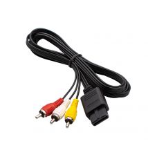1.8M for Nintendo 64 Audio TV Video Cord AV Cable to RCA for Super Nintend GameCube N64 SNES Game Cube Cable
