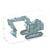Spielzeug Doppel E EC160E 1/14 Legierung RC Hydraulikbagger Radio Control Bagger Lkw Bürstenlosen Motor Engineering Autos Licht System